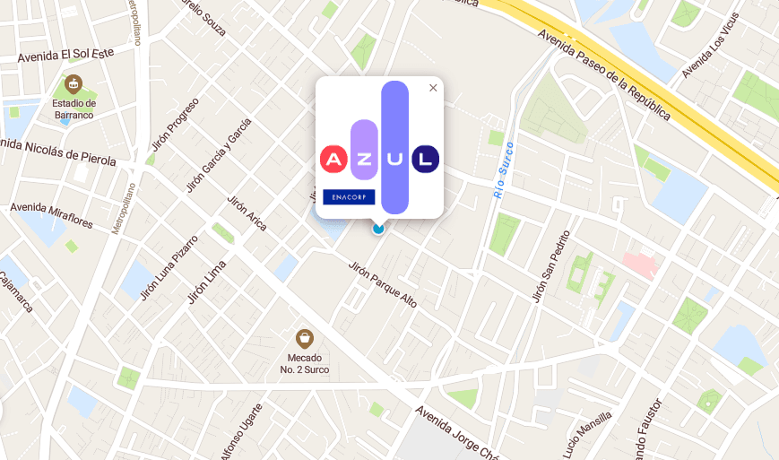 Mapa Condominio Azul